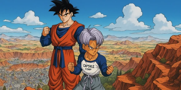 Драконий жемчуг Зет. Спэшл 2: Гохан и Транкс — баннер