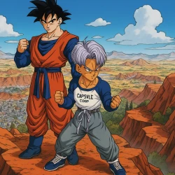 Драконий жемчуг Зет. Спэшл 2: Гохан и Транкс — постер аниме