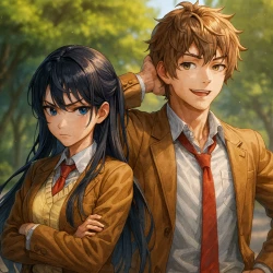 Эта глупая свинья не понимает мечту девочки-зайки! — постер аниме