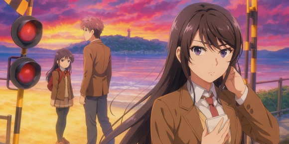 Этот глупый свин не понимает мечту девушки с рюкзаком — баннер