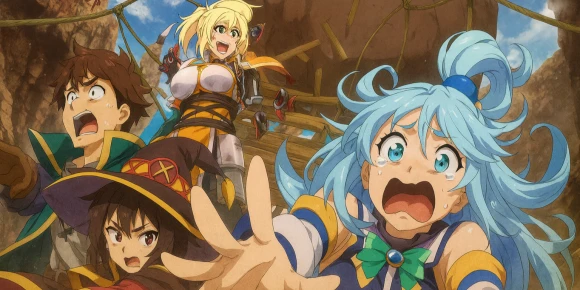 Этот замечательный мир! OVA-3 — баннер