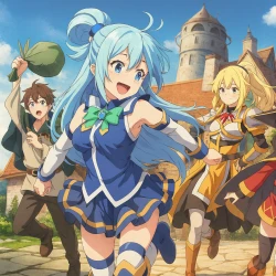 Этот замечательный мир! [ТВ-1] — постер аниме