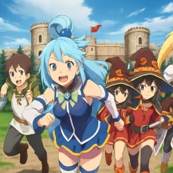 Этот замечательный мир! [ТВ-2] — постер аниме