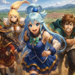 Этот замечательный мир! [ТВ-3] — постер аниме