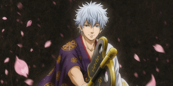 Гинтама: Грандиозное собрание — баннер