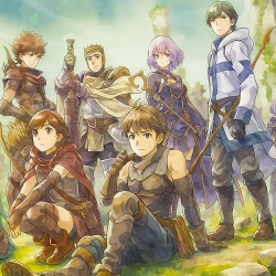 Гримгал пепла и иллюзий — постер аниме