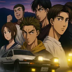 Инициал «Ди»: Легенда — постер аниме