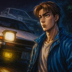 Инициал Ди [ТВ-1] — постер аниме