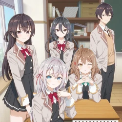 Иногда Аля внезапно кокетничает по-русски — постер аниме