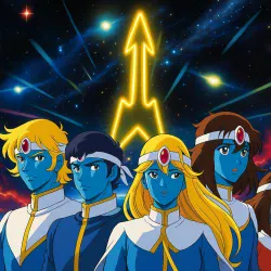 Интерстелла 5555 — постер аниме