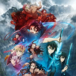 Истребитель демонов: Деревня кузнецов — постер аниме