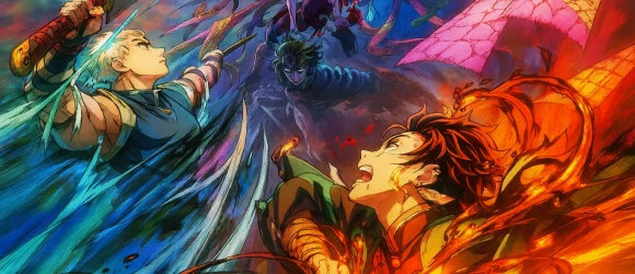 Истребитель демонов: Квартал красных фонарей — баннер