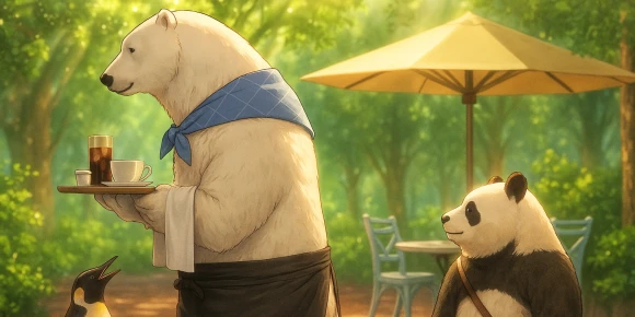 Кафе «У Белого Медведя» — баннер