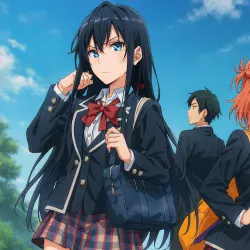 Как и ожидал, моя школьная романтическая жизнь не удалась [ТВ-1] — постер аниме