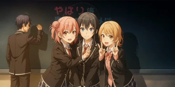 Как и ожидал, моя школьная романтическая жизнь не удалась [ТВ-3] — баннер