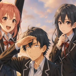 Как и ожидалось, моя школьная романтическая жизнь не удалась OVA-2 — постер аниме