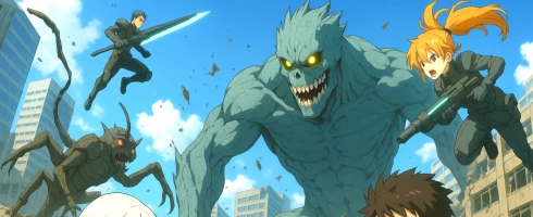 Кайдзю № 8 — баннер