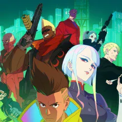 Киберпанк: Бегущие по краю — постер аниме