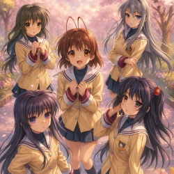 Кланнад [ТВ-1] — постер аниме