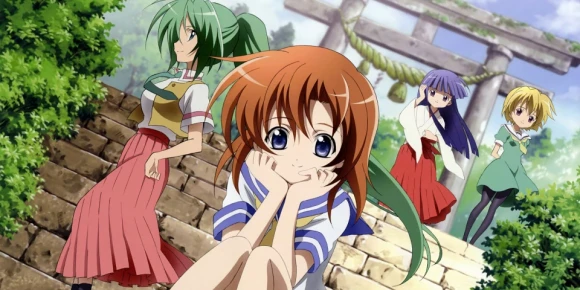 Когда плачут цикады (первый сезон) — баннер