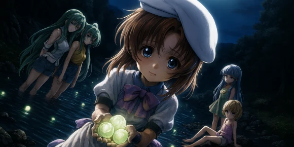 Когда плачут цикады (второй сезон) — баннер