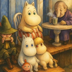 Комета в Долине Муми-троллей