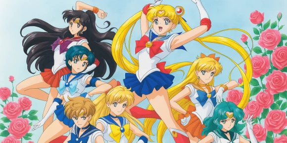 Красавица-воин Сейлор Мун Эс [ТВ] — баннер