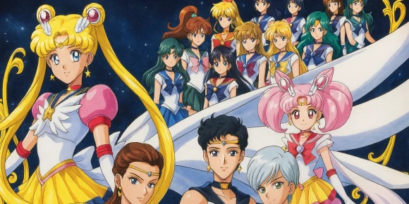 Красавица-воин Сейлор Мун: Сейлор-звезды — баннер