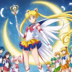 Красавица-воин Сейлор Мун: Вечность — постер аниме