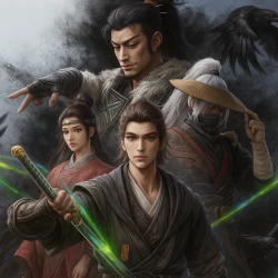 Лазурное наследие: Префектура Дуннин — постер аниме