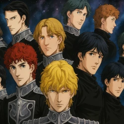 Легенда о героях Галактики OVA-3 — постер аниме