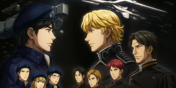 Легенда о героях Галактики (первый сезон) — баннер