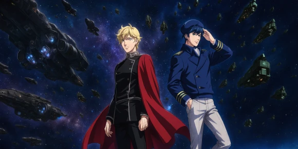 Легенда о героях Галактики (третий сезон) — баннер