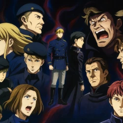 Легенда о героях Галактики (второй сезон) — постер аниме