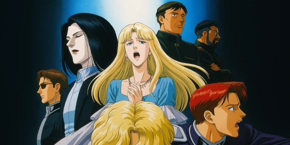 Легенда о героях галактики: Золотые крылья — баннер