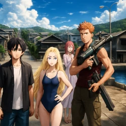 Летнее время — постер аниме