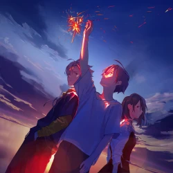 Летний призрак — постер аниме