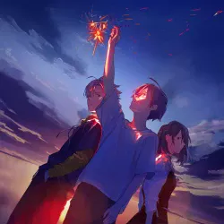 Летний призрак — постер аниме