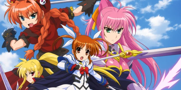 Лиричная волшебница Наноха: Асы — баннер