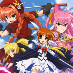 Лиричная волшебница Наноха: Асы — постер аниме