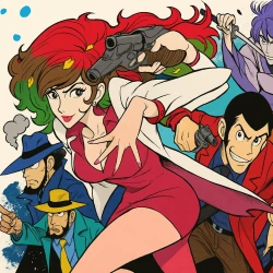 Люпен III: Женщина по имени Фудзико Минэ — постер аниме