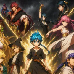 Маги: Королевство магии — постер аниме