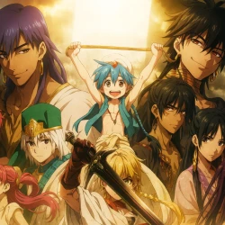 Маги: Волшебный лабиринт — постер аниме