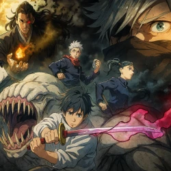 Магическая битва 0. Фильм — постер аниме