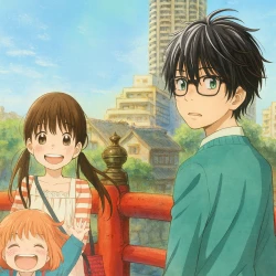 Мартовский лев [ТВ-1] — постер аниме