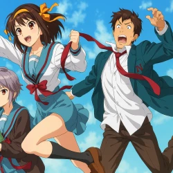 Меланхолия Харухи Судзумии [ТВ-1] — постер аниме