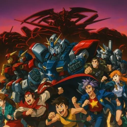 Мобильный воин Джи-Гандам — постер аниме