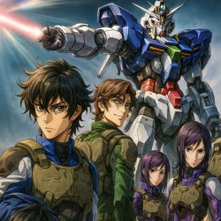 Мобильный воин ГАНДАМ 00 (первый сезон) — постер аниме