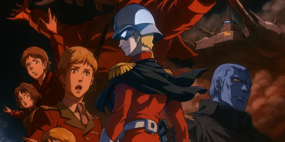 Мобильный воин Гандам: Исток OVA — баннер