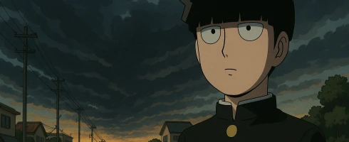 Моб Психо 100 — баннер